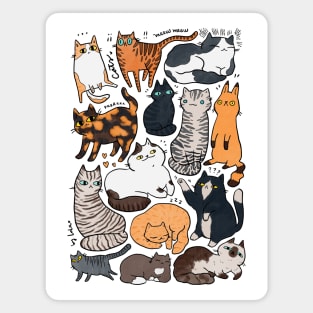 Kinda Halloween Cats Magnet